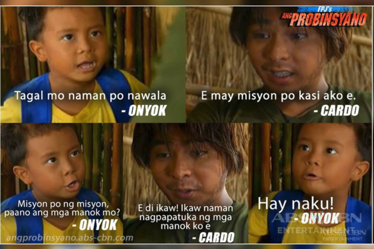 Ang kwelang banat ni Onyok sa kanyang Kuya Cardo sa FPJ's Ang Probinsyano