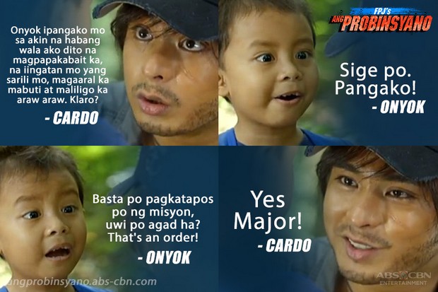 Ang kwelang banat ni Onyok sa kanyang Kuya Cardo sa FPJ's Ang Probinsyano