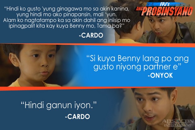 Mga pangaral ni Cardo kay Onyok sa FPJ's Ang Probinsyano | ABS-CBN ...