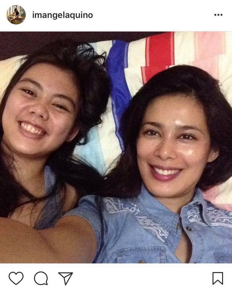 Look Angel Aquino With Her Equally Beautiful Daughters