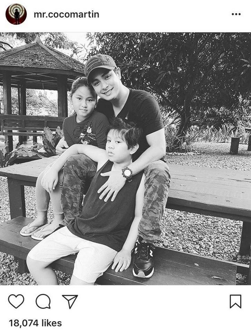 Look Rare Photos Of Coco Martin With His Real Life Babies 